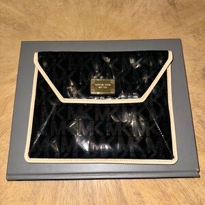 Michael Kors Black Envelope Clutch